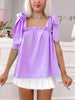 Tara Ribbon Top | Lilac