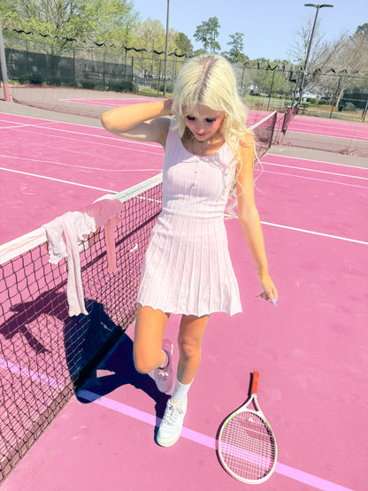 pink dress with tennis shoes Court Slam Dress Women - pink