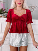 Velvet Vixen Top | Red