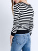 Happy Place Black White Stripe Sweater | Sassy Shortcake | sassyshortcake.com