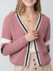 Plum Pink Cold Hearted Cropped Fuzzy Sweater | sassyshortcake.com | Sassy Shortcake Boutique