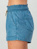 Denim In Plain View Drawstring Shorts | Sassy Shortcake | sassyshortcake.com