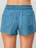 Denim In Plain View Drawstring Shorts | Sassy Shortcake | sassyshortcake.com