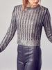 Foiled Frenzy Sweater Top | Sassy Shortcake | sassyshortcake.com
