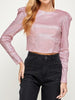 Pink Prosecco Shimmer Top | Sassy Shortcake | sassyshortcake.com
