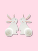 Bunny Pom Earrings | Sassy Shortcake