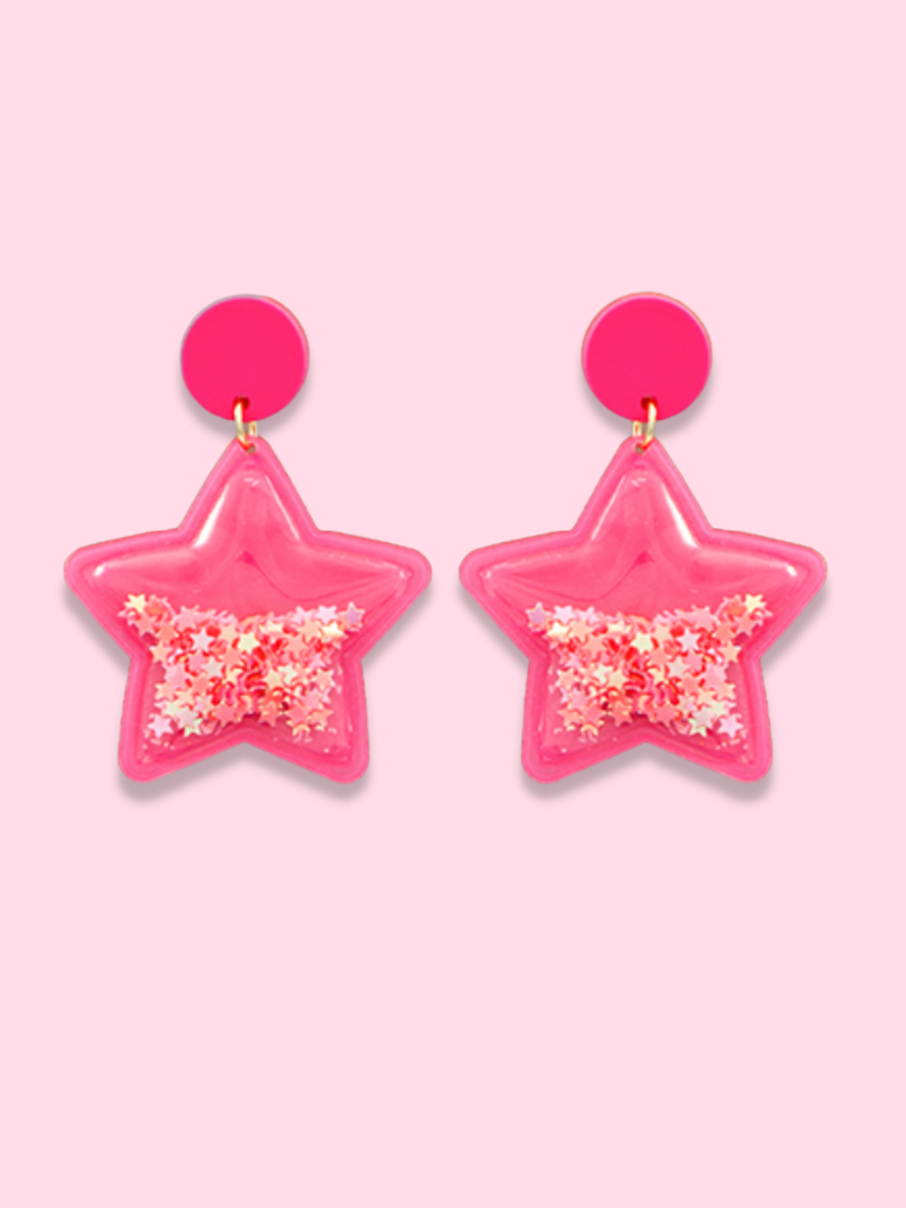 Star Jelly Pink Earrings | Sassy Shortcake