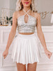 Serena Cutout Top | Silver