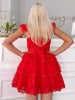 Mistletoe Magic Red Dress | Sassy Shortcake | sassyshortcake.com