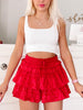 Flirtatious Wild Side Red Skirt | Sassy Shortcake | sassyshortcake.com