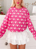 Endless Love Pink Heart Sweater | sassyshortcake.com | Sassy Shortcake