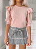 Ruffle Posey Pink Top | Sassy Shortcake Boutique | Sassy Shortcake 
