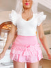 Runway Ruffles Baby Pink Skirt | Sassy Shortcake | sassyshortcake.com