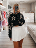 starry night galaxy star sweater | sassyshortcake.com | sassy shortcake 