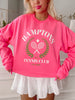 Hamptons Tennis Club Pink Crewneck | Sassy Shortcake Boutique | sassyshortcake.com