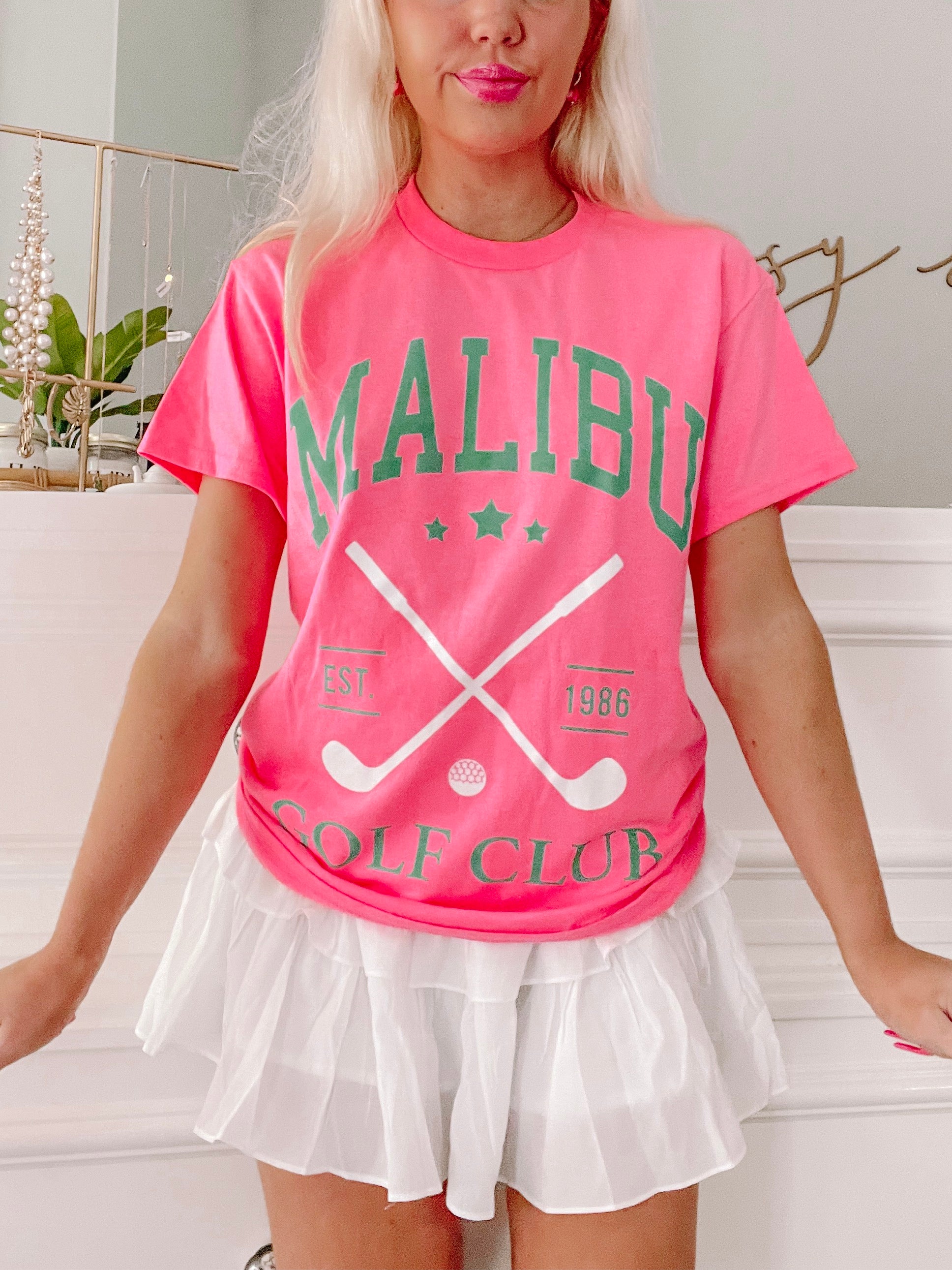 Malibu Golf Club Tee | Sassy Shortcake Boutique | sassyshortcake.com