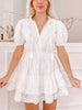 Morgan Eyelet White Dress | Sassy Shortcake | sassyshortcake.com