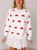 Loving Life Heart Sweater | Sassy Shortcake | sassyshortcake.com