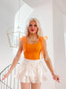 Brynn Orange Bow Bodysuit | Sassy Shortcake | sassyshortcake.com