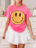 Frown Upside Down Smiley Face Tee | Sassy Shortcake Boutique | sassyshortcake.com