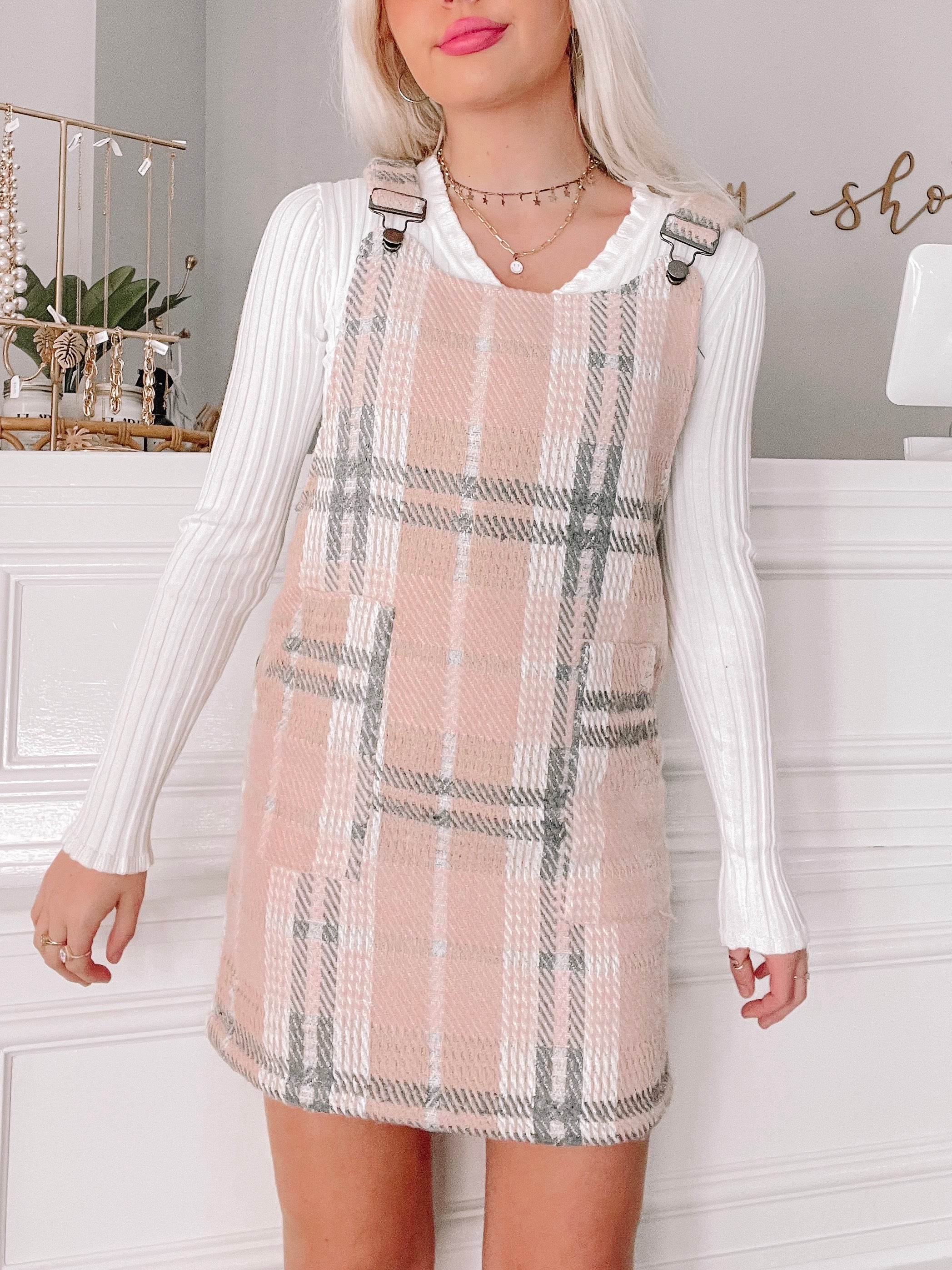 Eloise Plaid Dress | Sassy Shortcake Boutique | sassyshortcake.com