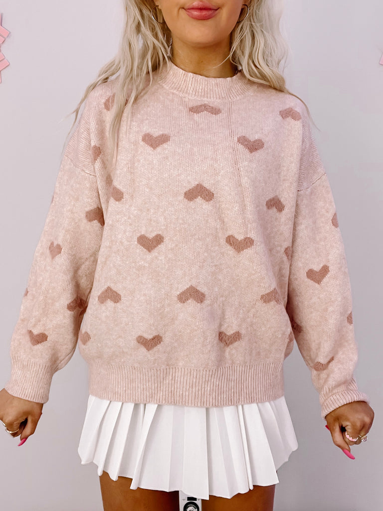 Sassy and Smitten Heart Sweater | Sassy Shortcake | sassyshortcake.com