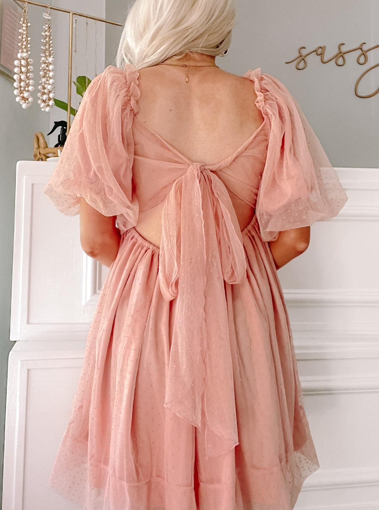 Princess Blush Dress | sassyshortcake.com