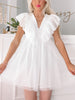 Angel Attitude Dress | White