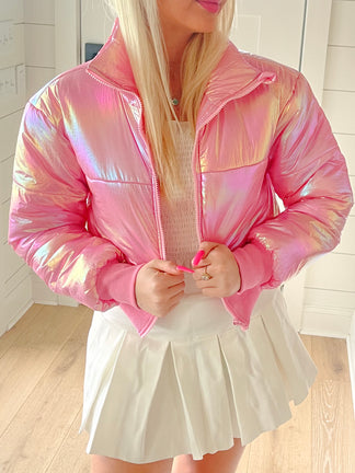 Miss Metallic Pink Jacket | Sassy Shortcake