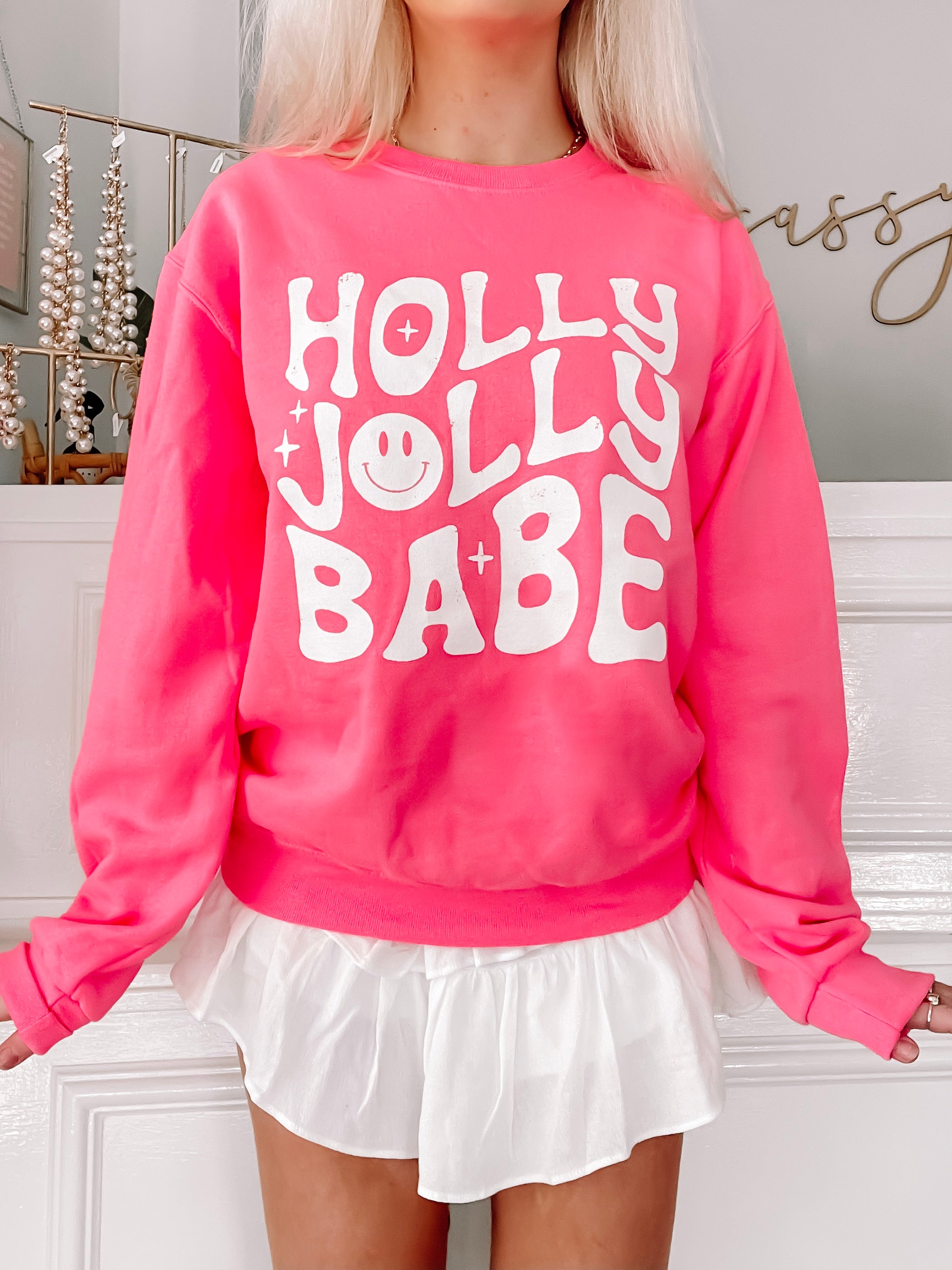 Holly Babe Sweatshirt | Sassy Shortcake Boutique