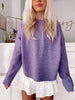 Orchard Breeze Purple Sweater | Sassy Shortcake Boutique | sassyshortcake.com