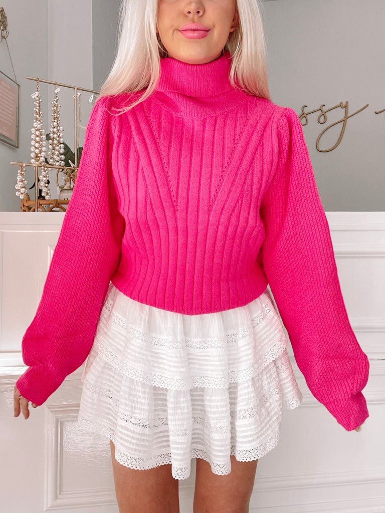 Playdate Pink Sweater | Sassy Shortcake Boutique | sassyshortcake.com