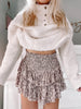 Pinkalicious Lilac Floral Ruffle Mini Skirt | Sassy Shortcake Boutique | sassyshortcake.com