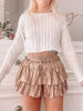 Flirtatious Shimmer Golden Lilac Skirt | Sassy Shortcake | sassyshortcake.com