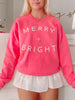 Merry and Bright Christmas Crewneck | Sassy Shortcake | sassyshortcake.com