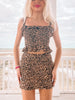 Feline Fine Leopard Ruffle Top and Skirt | Sassy Shortcake | sassyshortcake.com