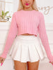 Clara Pleated White Preppy Skirt | Sassy Shortcake | sassyshortcake.com