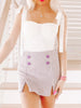 Tinsley Houndstooth Skort | Purple