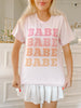 Pink Babe Tee | sassyshortcake.com