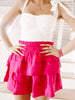 Dream Chaser Hot Pink Ruffle Lace Skirt | Sassy Shortcake Boutique | sassyshortcake.com