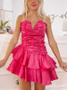 Ready to Ruffle Hot Pink Dress | Sassy Shortcake | sassyshortcake.com
