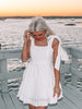 Girls Who Twirl Dress | White Eyelet