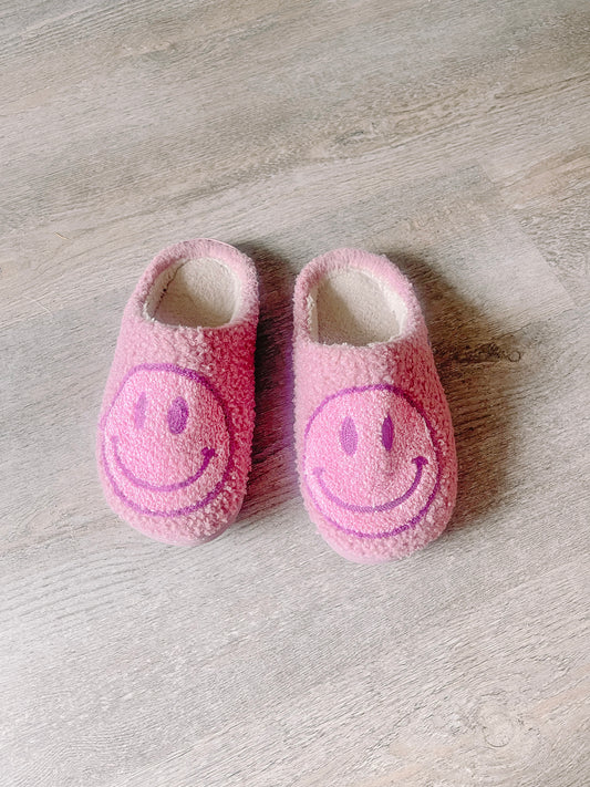 Sassy Slumber Smiley Face Slippers | Sassy Shortcake | sassyshortcake.com