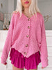 Sweet Cheeks Pink Cardigan | Sassy Shortcake | sassyshortcake.com