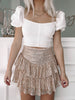 Party Queen Skirt | Champagne