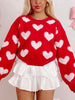 Heartfelt Pink Heart Sweater | sassyshortcake.com | Sassy Shortcake