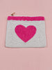 Love Letter Heart Beaded Pouch | Sassy Shortcake | sassyshortcake.com