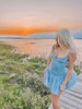 Blue Thistle Floral Dress | sassyshortcake.com | Sassy Shortcake