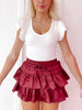 Flirtatious Garnet Skirt | Sassy Shortcake | sassyshortcake.com