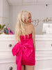 Showtime Hot Pink Bow Formal Dress | Sassy Shortcake | sassyshortcake.com